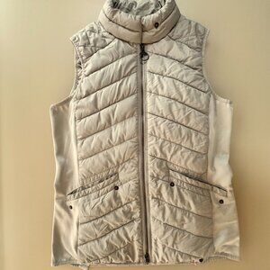 Barbour‎ Women’s Stretch Cavalry Gilet Vest Tan Size 8